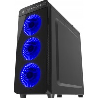 Obudowa Genesis Irid 300 Blue Midi Tower Z Oknem, Reg. Obr., USB 3.0, Bez Zasilacza