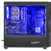 Obudowa Genesis Irid 300 Blue Midi Tower Z Oknem, Reg. Obr., USB 3.0, Bez Zasilacza