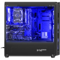 Obudowa Genesis Irid 300 Blue Midi Tower Z Oknem, Reg. Obr., USB 3.0, Bez Zasilacza