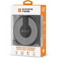 Ładowarka Adapter Napięcia Bezprzewodowa 1xTYPE-C 2xUSB Extreme Media