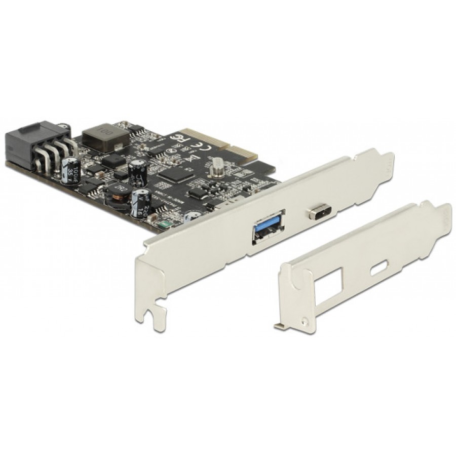 Karta PCI Express->USB 3.1 1-Port+USB Type-C 3.1+Power Delivery 93W Delock