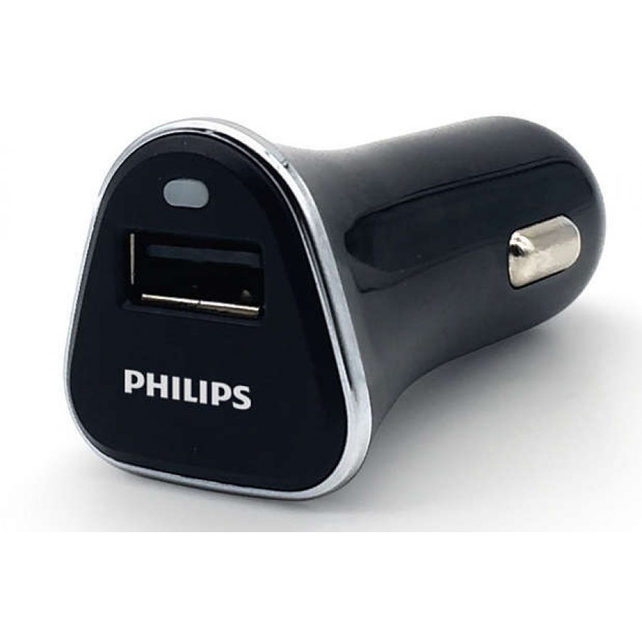 Ładowarka Samochodowa Zapalniczka 12V->USB 5V/2.1A Philips