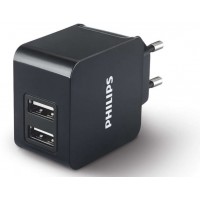 Ładowarka Sieciowa 230V->2xUSB 5V/3.1A Philips