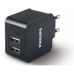 Ładowarka Sieciowa 230V->2xUSB 5V/3.1A Philips