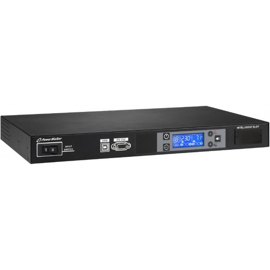 Maintenance Bypass Switch Rack 19" Powerwalker Pdu Rc-16a Power Distribution Unit