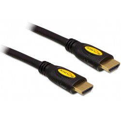 Kabel HDMI-HDMI V1.4 High Speed Ethernet 0.5m Czarny Delock