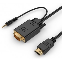 Kabel HDMI(M)->VGA+Audio 3m Gembird