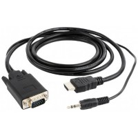 Kabel HDMI(M)->VGA+Audio 1.8m Gembird