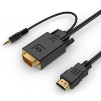 Kabel HDMI(M)->VGA+Audio 1.8m Gembird