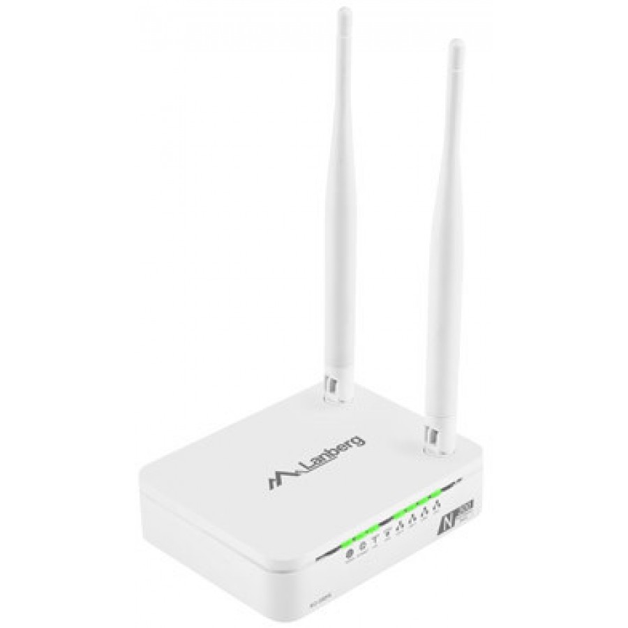 Router Lanberg N300 4x Lan 100Mb 2t2r Mimo Anteny 2.4GHz Obsługa IPTV DSL