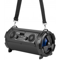 Głośnik Bezprzewodowy Ugo Bazooka Karaoke Bluetooth USB, TF, AUX, FM Czarny Z Mikrofonem Boombox