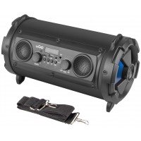 Głośnik Bezprzewodowy Ugo Bazooka Karaoke Bluetooth USB, TF, AUX, FM Czarny Z Mikrofonem Boombox