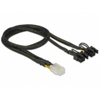 Kabel Rozdzielacz Zasilania 2xPCI Expr. 8 Pin/1xPCI Expr. 6pin Oplot Delock