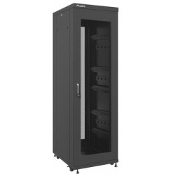 Szafa Instalacyjna Rack Stojąca 19" 37u 600x800 Bk Drzwi Perforowane Lanberg Flat Pack