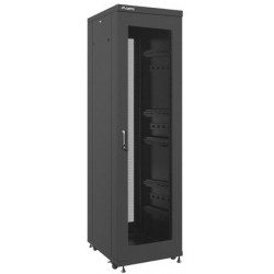 Szafa Instalacyjna Rack Stojąca 19" 42u 800x1000 Bk Drzwi Perforowane Lanberg Flat Pack