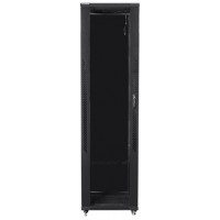 Szafa Instalacyjna Rack Stojąca 19" 47u 800x800 Czarna Lanberg Flat Pack