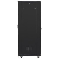 Szafa Instalacyjna Rack Stojąca 19" 42u 800x800 Czarna Lanberg Flat Pack