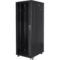 Szafa Instalacyjna Rack Stojąca 19" 37u 800x800 Czarna Lanberg Flat Pack