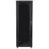 Szafa Instalacyjna Rack Stojąca 19" 37u 800x800 Czarna Lanberg Flat Pack