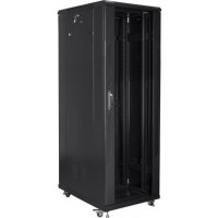 Szafa Instalacyjna Rack Stojąca 19" 37u 800x800 Czarna Lanberg Flat Pack