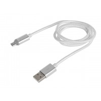 Kabel USB Micro Am-Mbm5p 2.0 Srebrny 1m Led Extreme Media