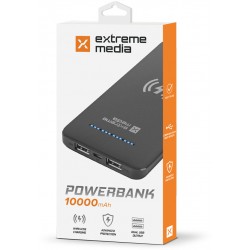 Power Bank Extreme Media NPB-1220 10000mAh Czarny