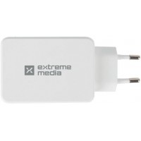 Ładowarka Sieciowa 240V->2xUSB 5V/3A Power Delivery + Quick Charge 3.0 Extreme Media