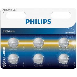 Bateria Philips Litowa CR2032P6 3V 6 Szt Blister