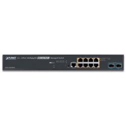 Switch Planet MGS-5220-8p2x 8-Port POE 100base-Tx+2port 1G/10G SFP+