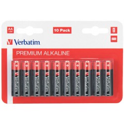 Bateria Verbatim Alkaliczna LR06 AA 10 Szt Blister