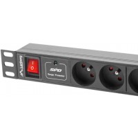 Listwa Zasilająca Rack PDU Lanberg 1U 16A 4x 230V Pl 4x IEC C13 2m Czarna