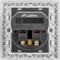 Gniazdo Podtynkowe 230V Pojedyncze + 2x USB 2.1A Schuko Lanberg