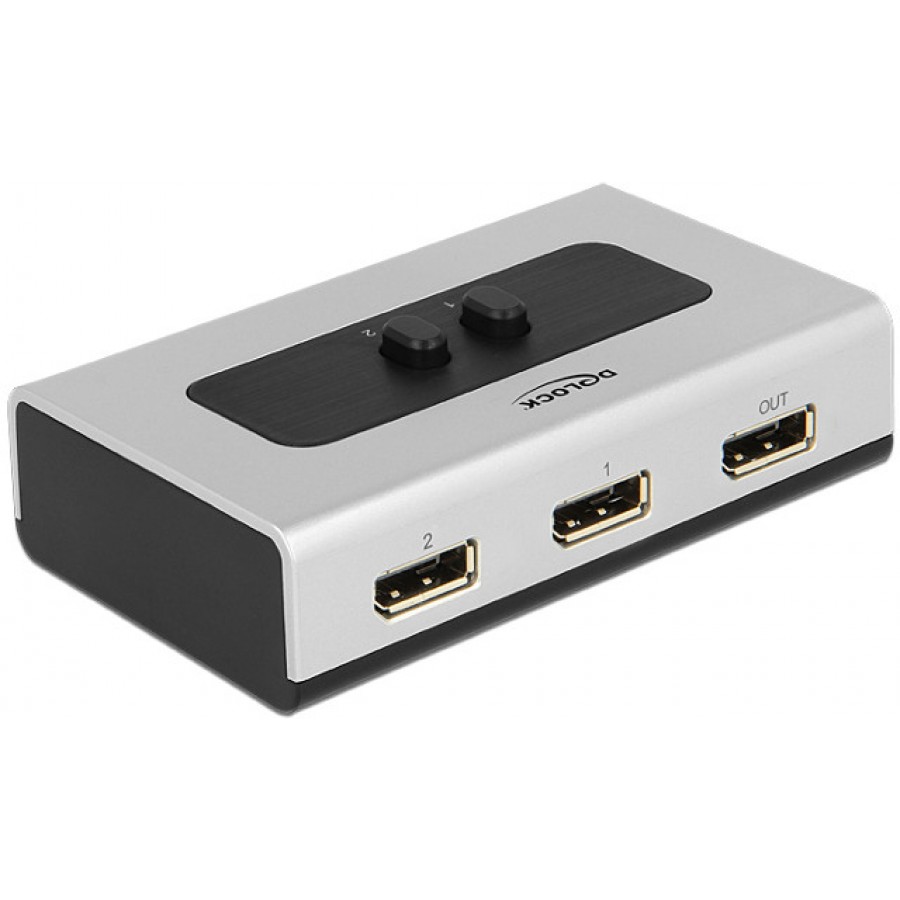 Switch Video Delock 2-Port Displayport 1.1