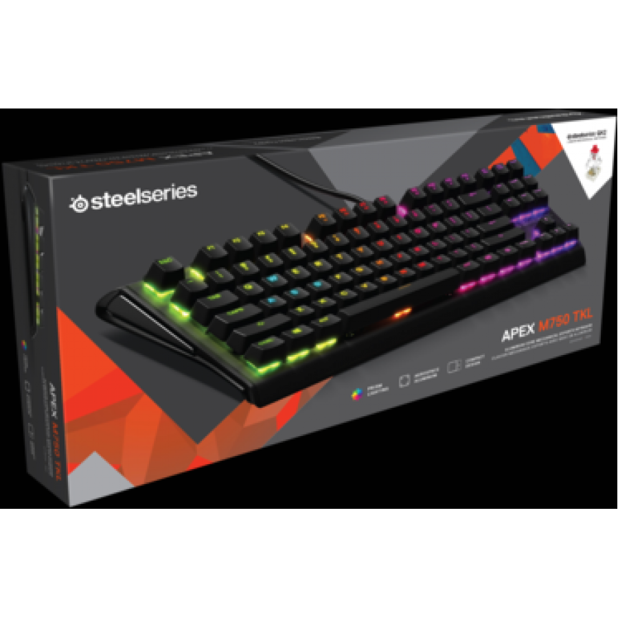 Klawiatura Dla Graczy Steelseries Apex M750 TKL Mechaniczna Podświetlenie RGB