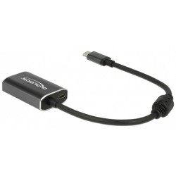 Splitter Video Delock USB Type-C->1x HDMI 4k Czarny