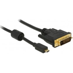 Kabel HDMI Micro(M)->DVI-D(M)(24+1) 2m Dual Link Delock