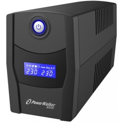 UPS Powerwalker Line-Interactive 600VA Stl Fr 2x Pl 230V, RJ11/45 In/Out, USB