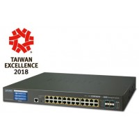 Switch Planet GS-5220-24UPL4XV 24-Port Ultra POE 1000base-T+4port 10G TP/SFP+ Zarządzalny Dotykowy