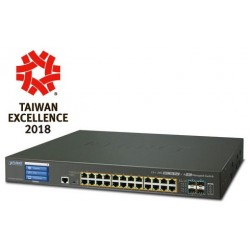 Switch Planet GS-5220-24UPL4XV 24-Port Ultra POE 1000base-T+4port 10G TP/SFP+ Zarządzalny Dotykowy