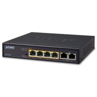 Switch Planet FSD-604HP 4-Port 100Mb POE+2x100Mb Niezarządzalny Desktop