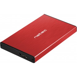 Obudowa HDD SSD Zewnętrzna Natec Rhino Go Sata 2.5" USB 3.0 Czerwona