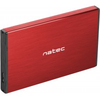 Obudowa HDD SSD Zewnętrzna Natec Rhino Go Sata 2.5" USB 3.0 Czerwona