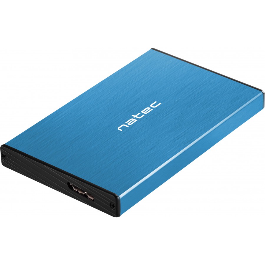 Obudowa HDD SSD Zewnętrzna Natec Rhino Go Sata 2.5" USB 3.0 Niebieska