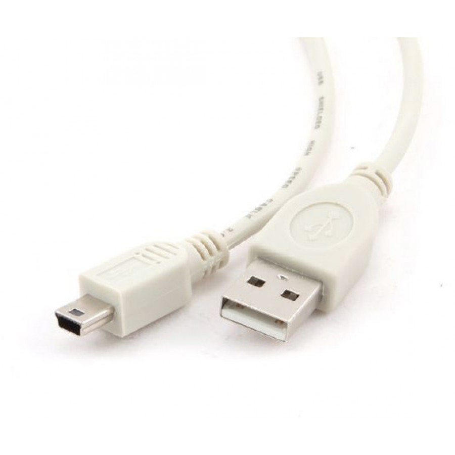 Kabel USB Mini-B(M)->A(M) 2.0 0.9m Biały (Canon) Lanberg 50-Pack