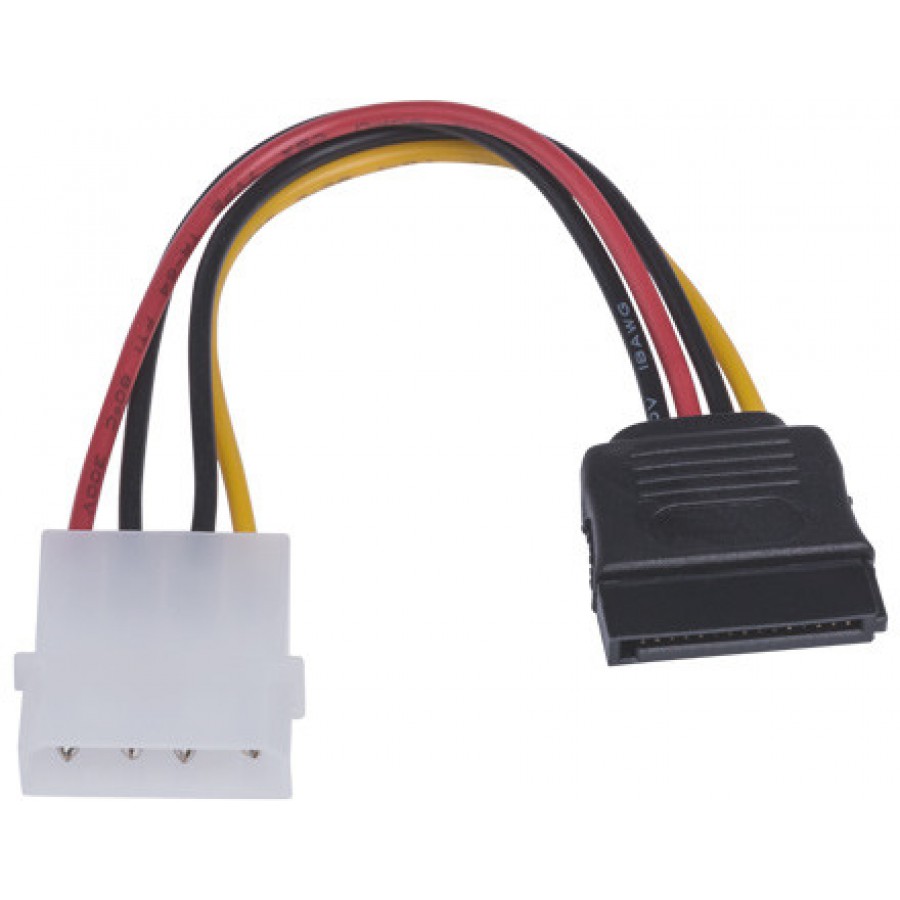 Kabel Zasilający Wewnętrzny Molex(M)->Sata(F) 15cm Lanberg 50-Pack