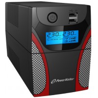 UPS Powerwalker Line-Interactive 650VA 2x 230V PL Out, RJ11 In/Out, USB, LCD, 2x Ładowarka GAMING