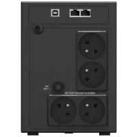 UPS Powerwalker Line-Interactive 1200VA 4x 230V PL , USB, LCD, 2x Ładowarka USB GAMING