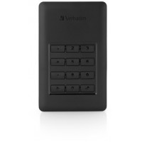 Dysk Zewnętrzny Verbatim Secure HDD 1TB 2.5" USB 3.1 Szyfrowany Czarny