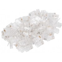 Wtyk Sieciowy RJ45 (8p8c) Lanberg Kat.5e UTP 100 Szt Do Linki I Do Drutu