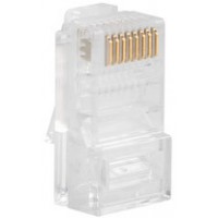 Wtyk Sieciowy RJ45 (8p8c) Lanberg Kat.5e UTP 100 Szt Do Linki I Do Drutu